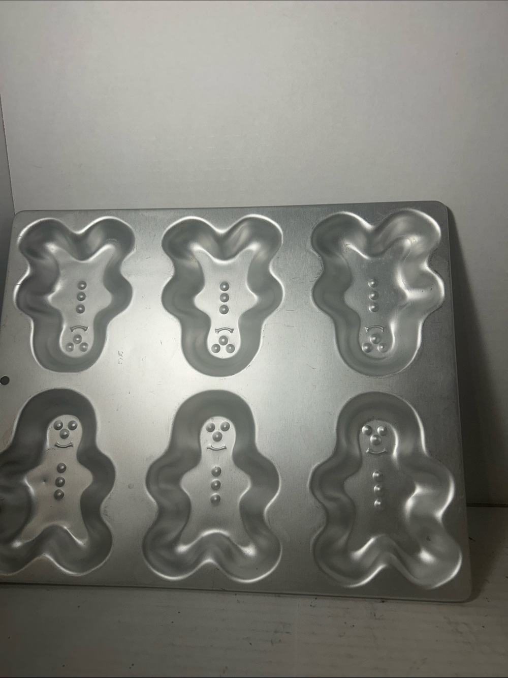 Gingerbread Man Baking Pan - Silver